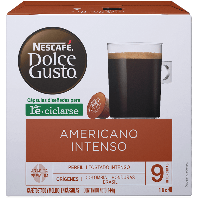 Americano Intenso 16 cápsulas
