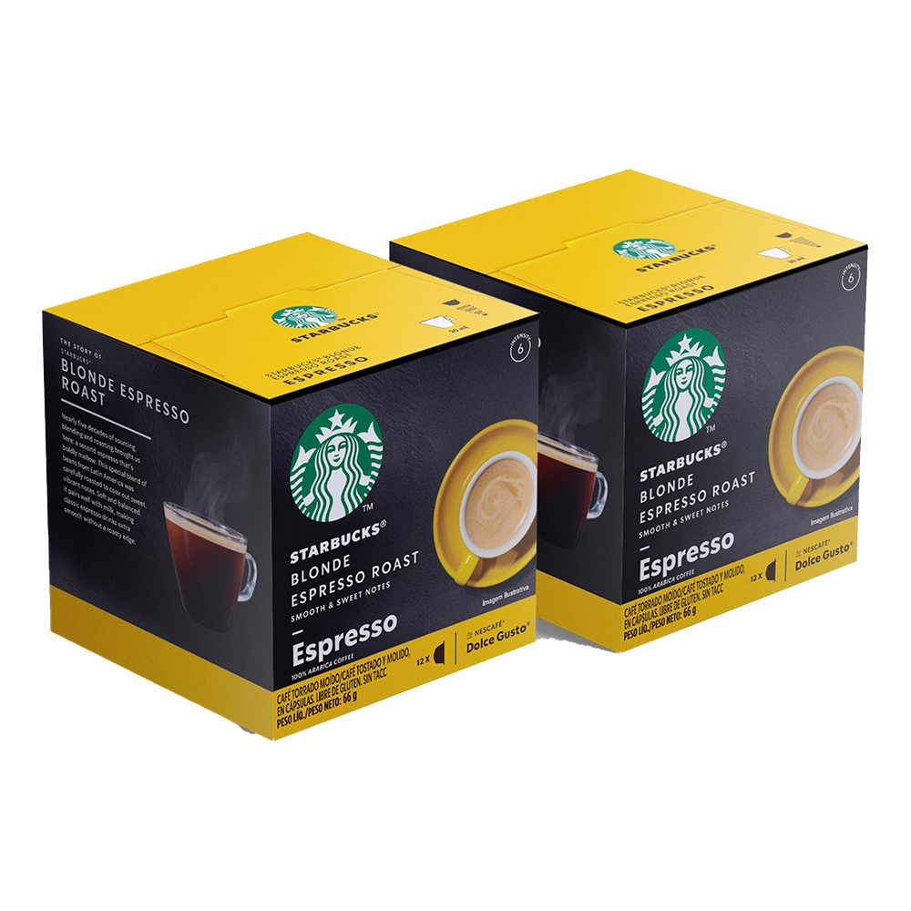 Starbucks® Blonde Espresso Roast 24 cápsulas