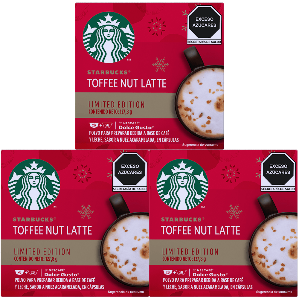 Starbucks® Toffee Nut 36 cápsulas