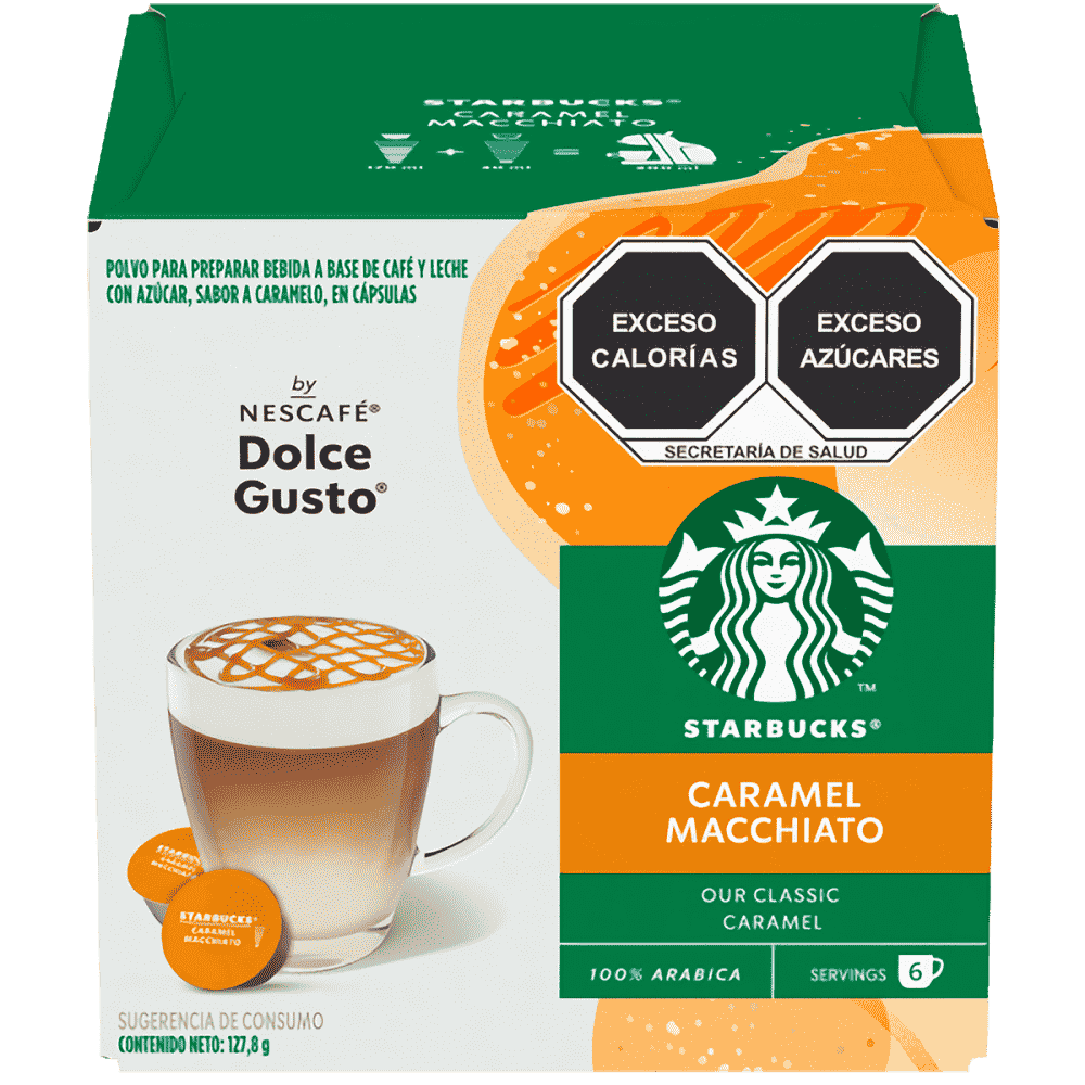 Latte Starbucks® Caramel Macchiato con 12 Cápsulas