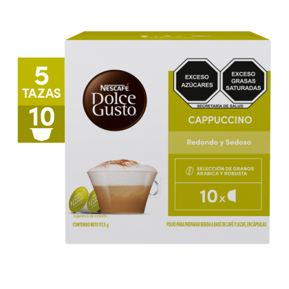 Caf&eacute; Cappuccino 10 C&aacute;psulas