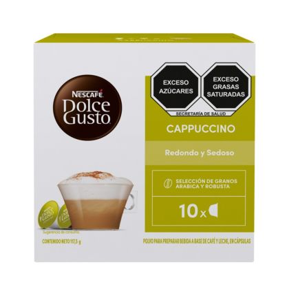 Cappuccino 10 caps - front