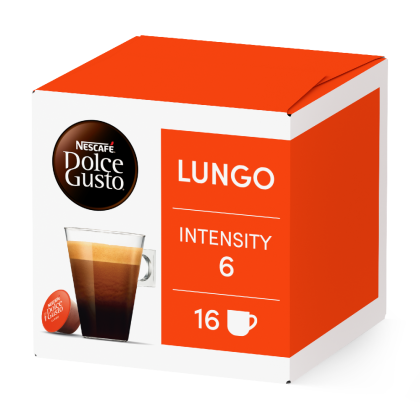 Caf&eacute; Lungo Caja con 16 C&aacute;psulas