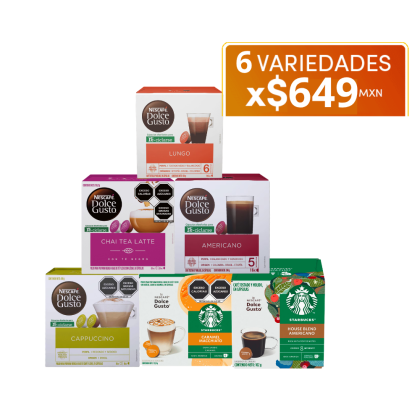 Combo 6 variedades x $649 MXN