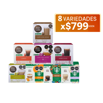 Combo 8 variedades x $799 MXN