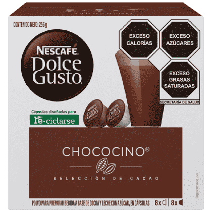 Caja de 16 cápsulas de Chococino