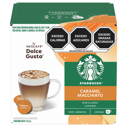 Caramel Macchiato Latte Starbucks&reg; 12 C&aacute;psulas
