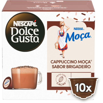 Cappuchino La Lechera® Sabor Brigadeiro - 10 cápsulas