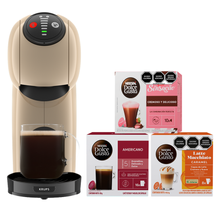 Genio S Carbon + 48 c&aacute;psulas + Taza termo de regalo