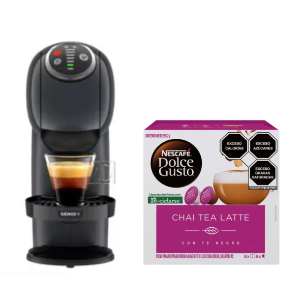 Genio S Plus Cosmic Grey + Chai Tea Latte