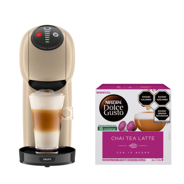 Genio S Taupe + Chai Tea Latte