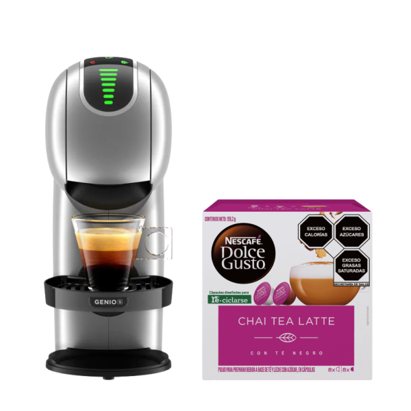 Genio S Touch Titanium + Chai Tea Latte