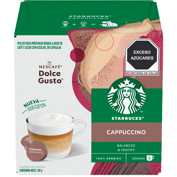 Capsula Dolce Gusto Recargable para Cafe Soluble Capucchino Latte Leche