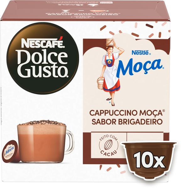 Cappuchino La Lechera® Sabor Brigadeiro - 10 cápsulas