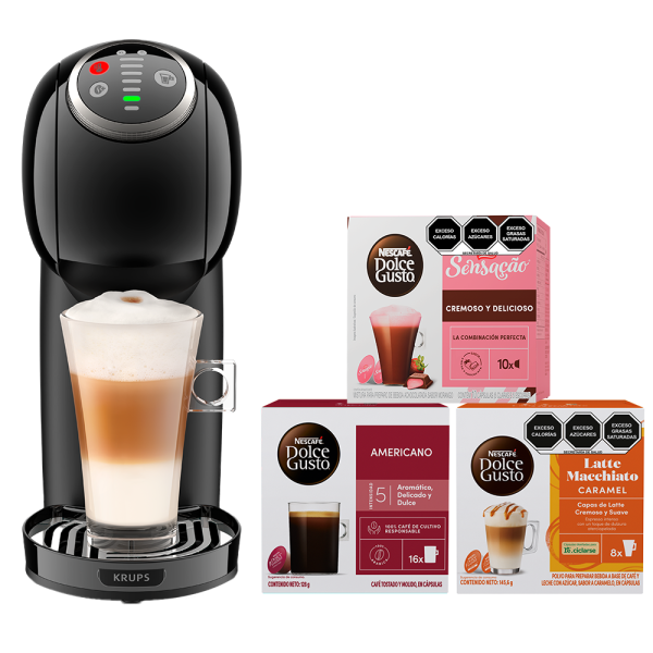 Genio S Plus Negra + 3 Variedades 