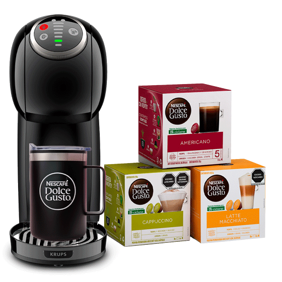 Genio S Plus Negra + 48 variedades + Taza termo de regalo