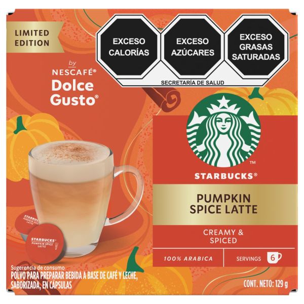 STARBUCKS® Pumpkin Spice Latte Front View