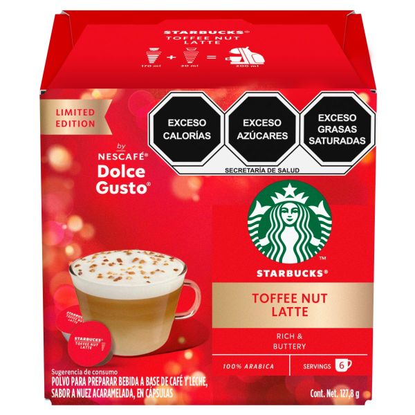 Starbucks® Toffee Nut 12 cápsulas