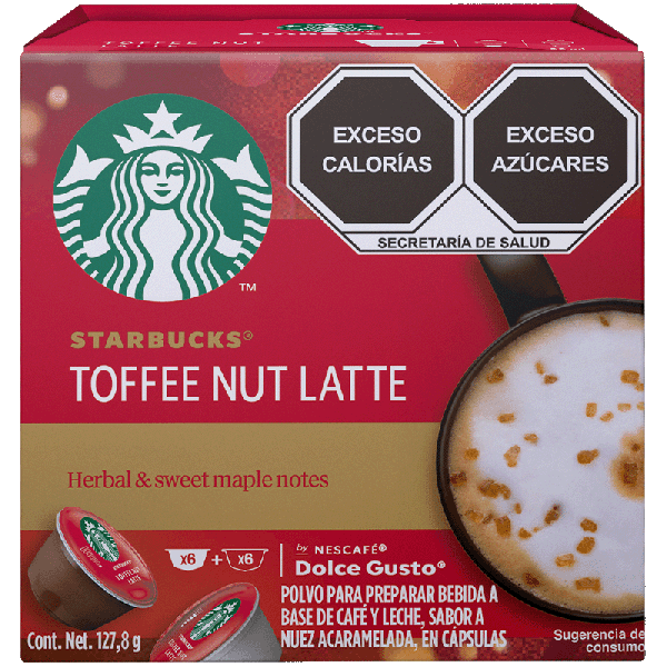 Starbucks® Toffee Nut 12 cápsulas