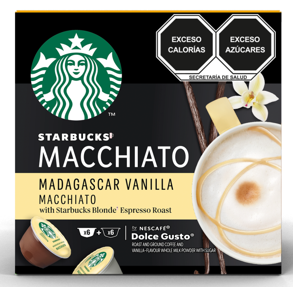 STARBUCKS® Madagascar Vanilla de 12 Cápsulas