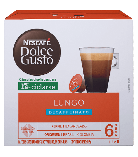 Lungo Decaffeinato Front View
