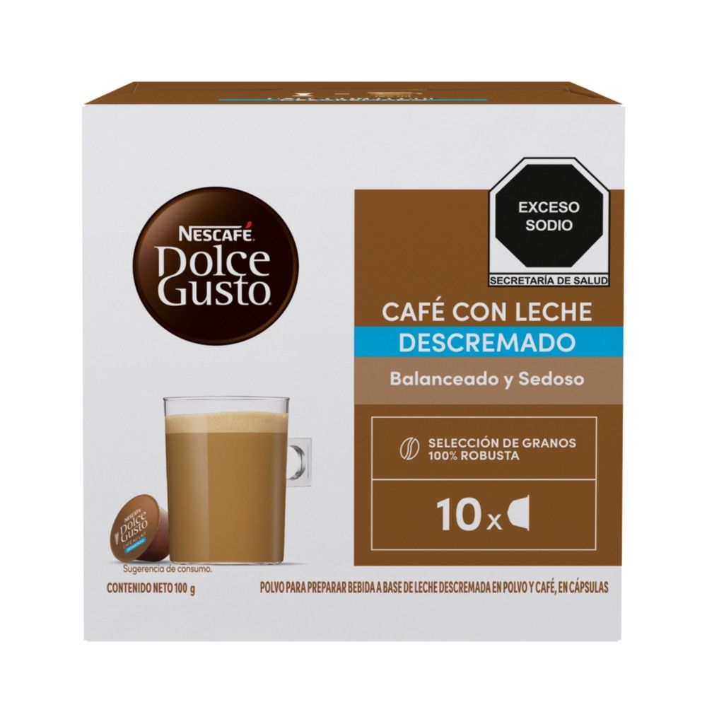 Café con Leche 10 caps - front