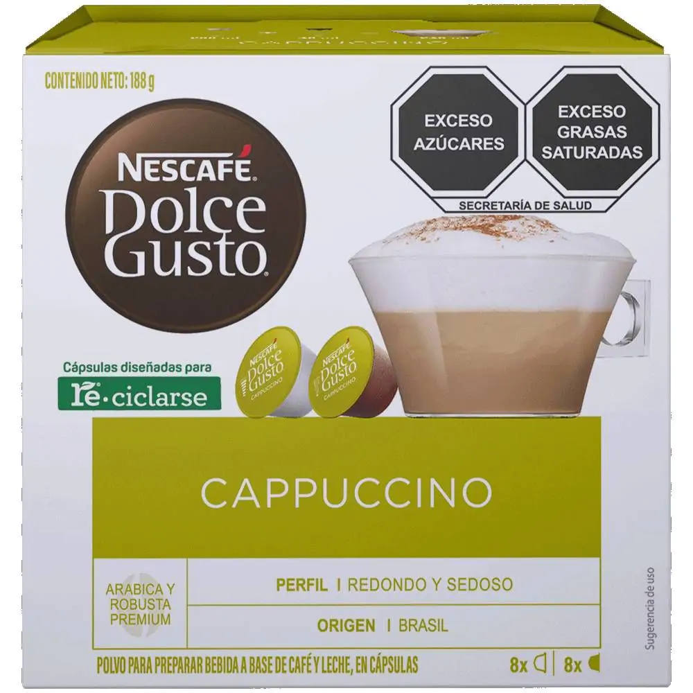 Comprar Nescafé® Dolce Gusto Cappuccino Caja 16 Capsulas