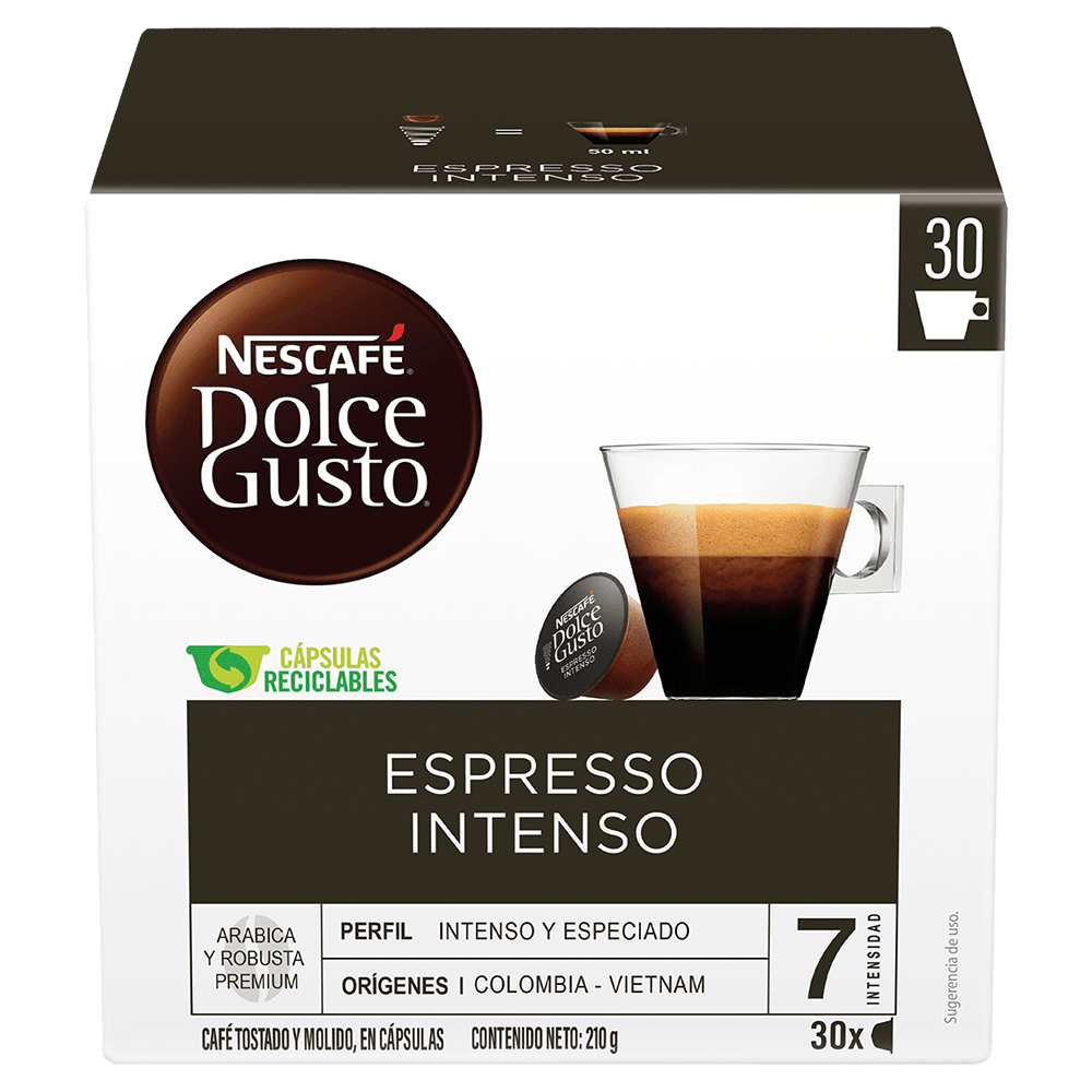 Espresso intenso 30 cápsulas