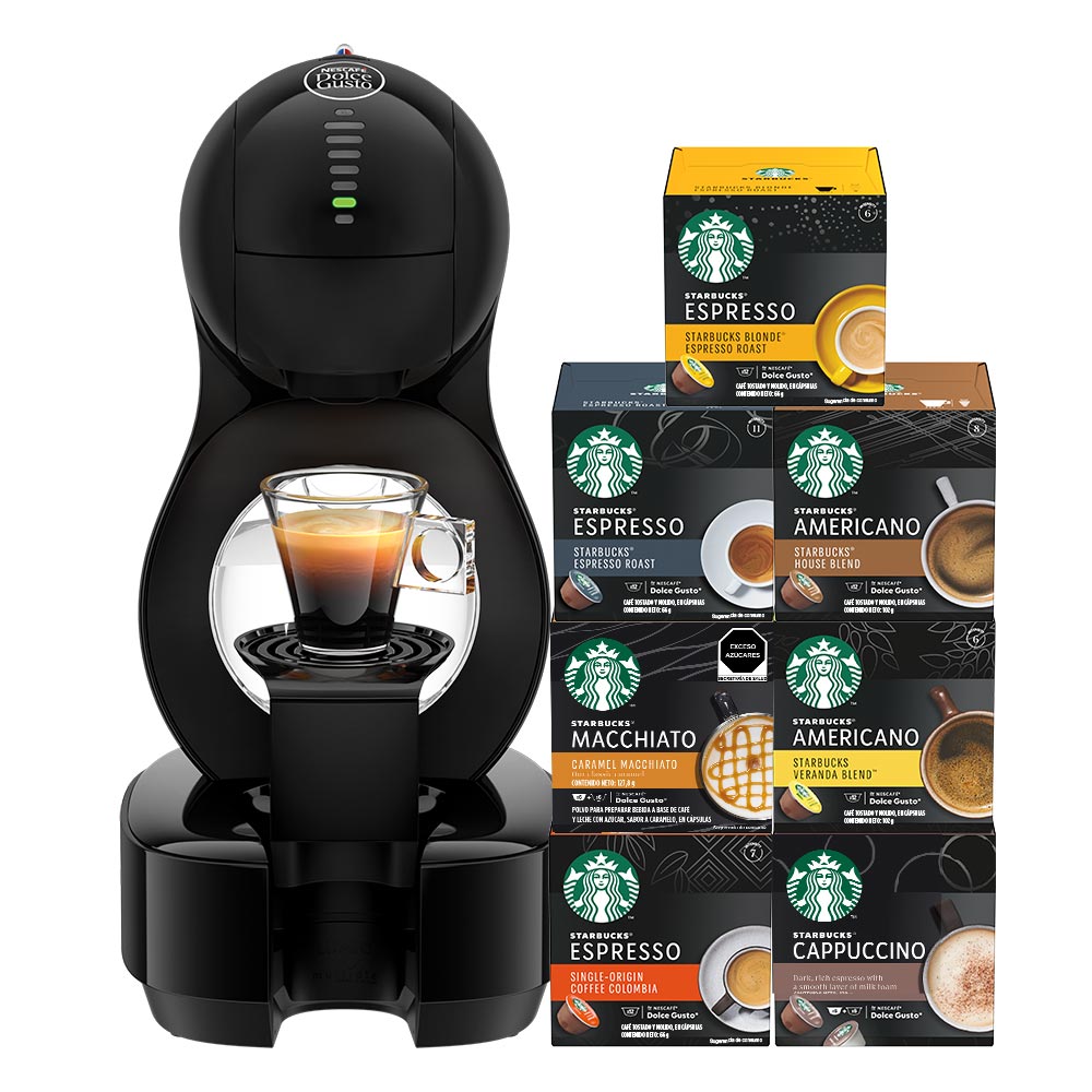 Lumio + 84 cápsulas starbucks (Con Espresso Roast)