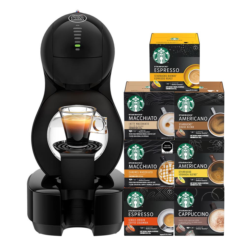 Lumio + 84 cápsulas starbucks (Con Latte Macchiato)