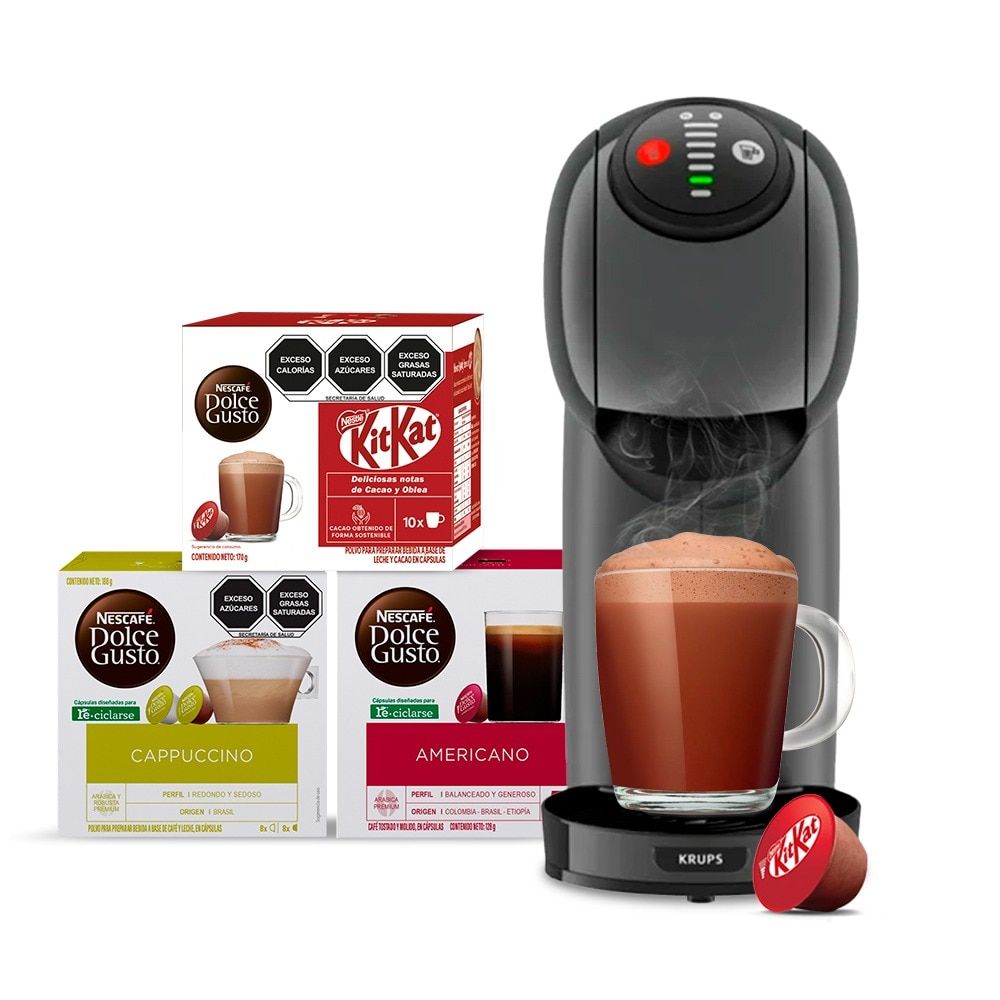 Genio S Carbón +3 NESCAFÉ® Dolce Gusto®