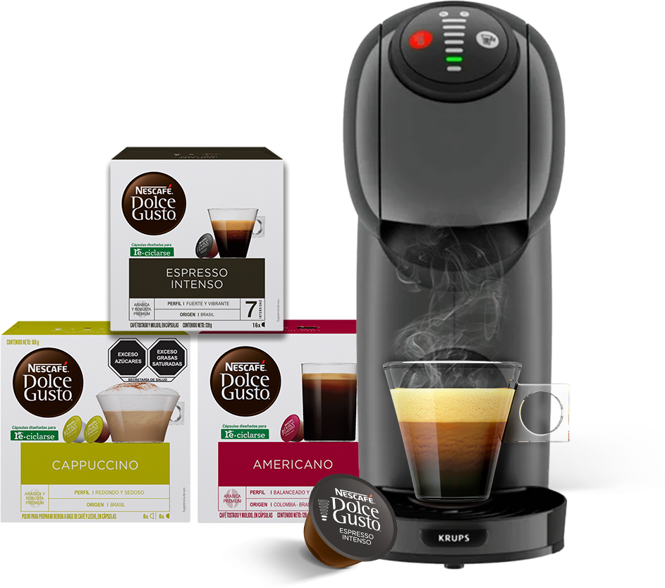 Genio S Carbón +3 NESCAFÉ® Dolce Gusto®