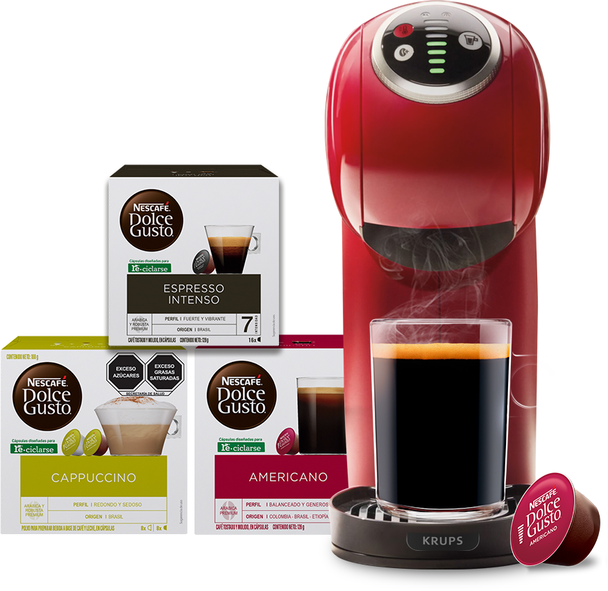 Genio S Plus Roja +3 NESCAFÉ® Dolce Gusto®