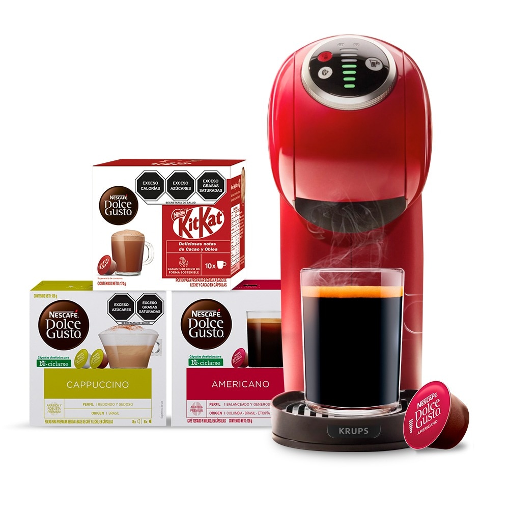 Genio S Plus Roja +3 NESCAFÉ® Dolce Gusto®