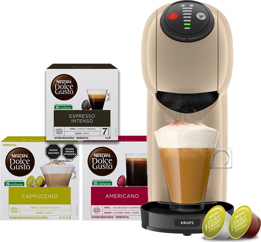 Genio S Taupe +3 NESCAFÉ® Dolce Gusto®