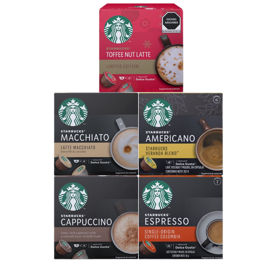 Starbucks® Toffee Nut + 48 cápsulas Starbucks®