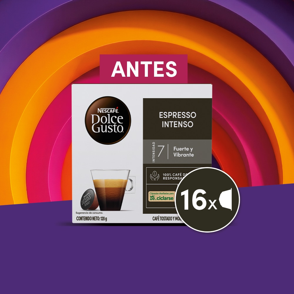 Presentación anterior de 16 cápsulas