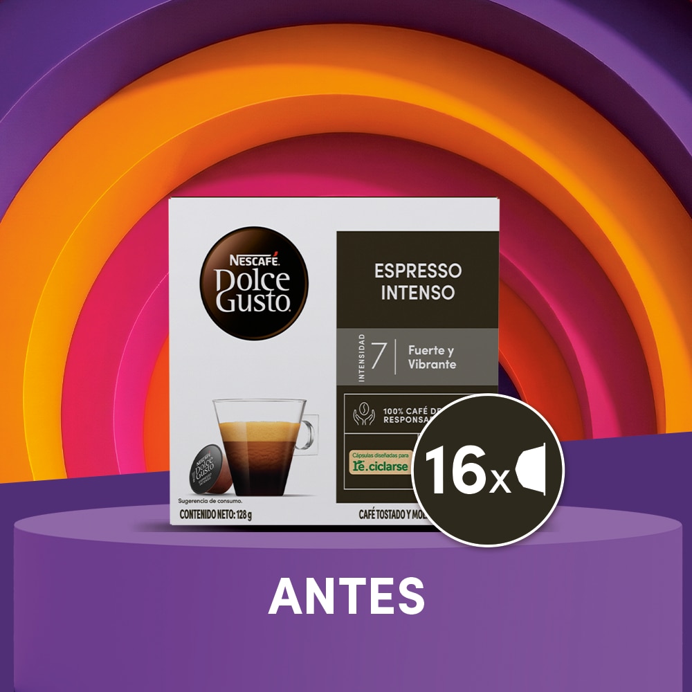 Presentación anterior de 16 cápsulas