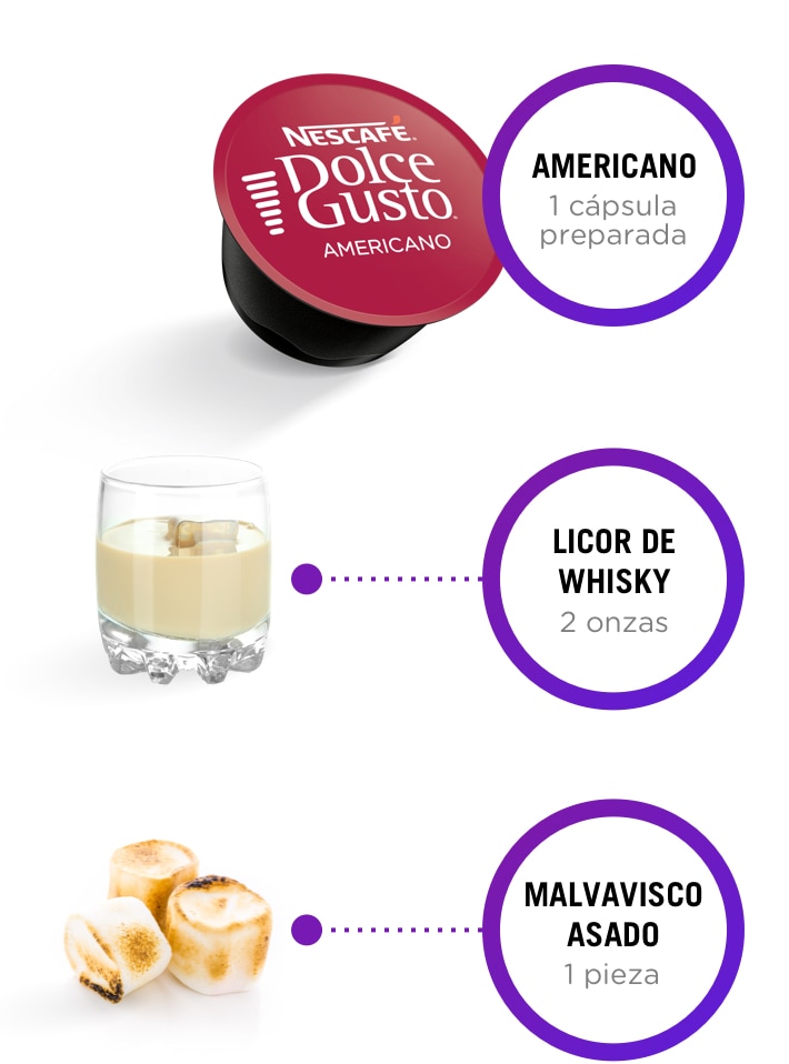 Ingredientes americano cremoso