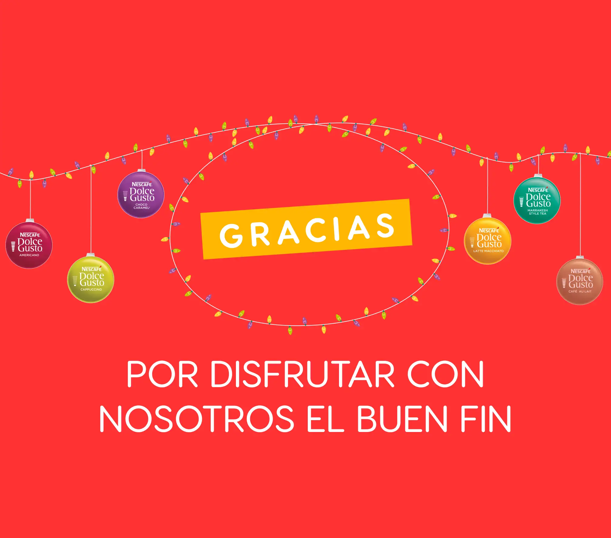 Gracias y sigue disfrutando Dolce Gusto