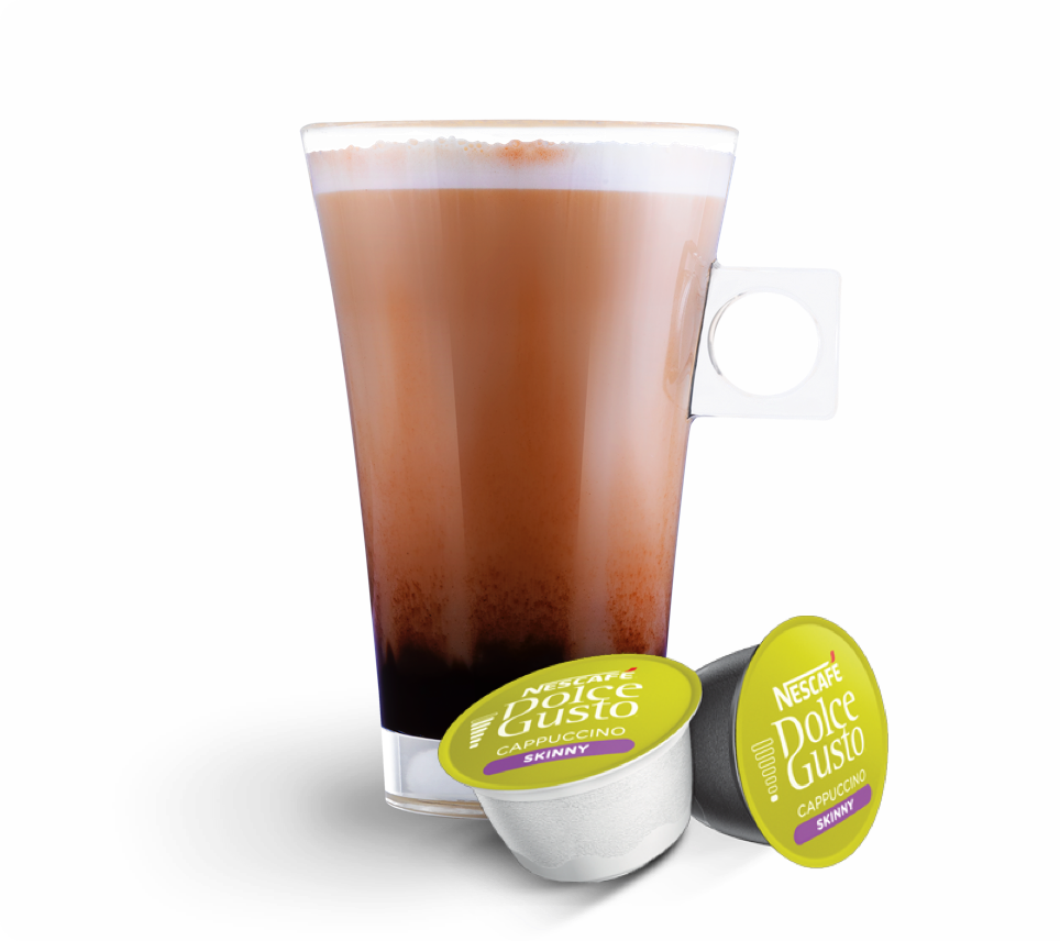 Bebida cappuccino gin