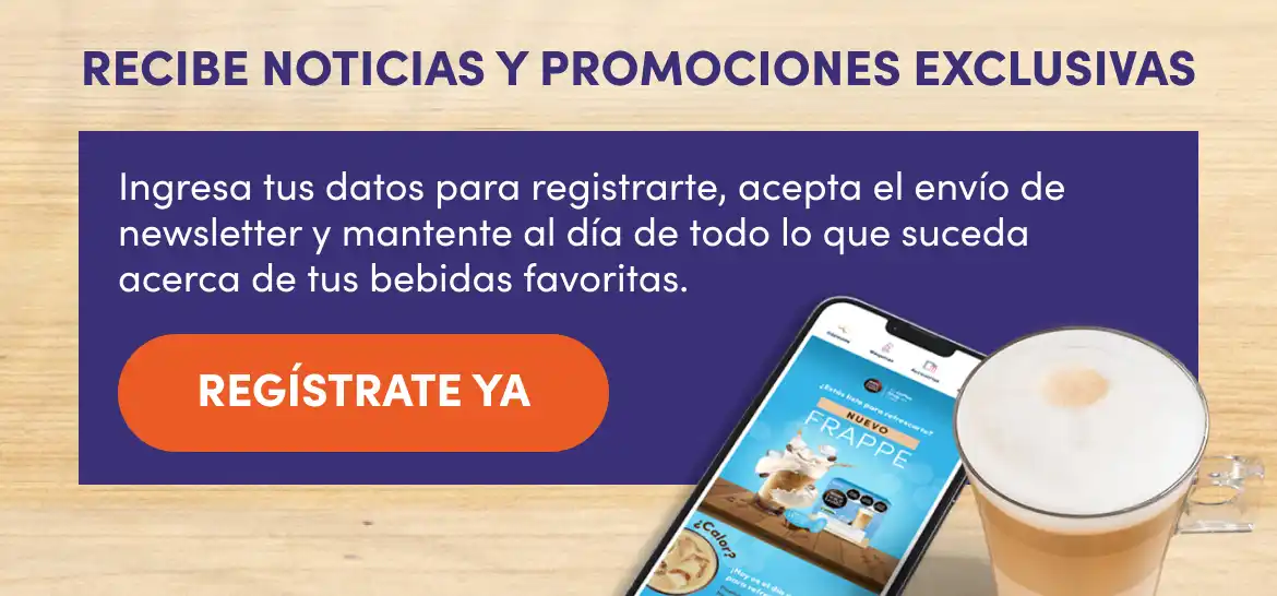 Recibe Noticias y Promociones Exclusivas de Dolce Gusto