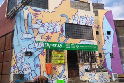 Murales de reciclaje