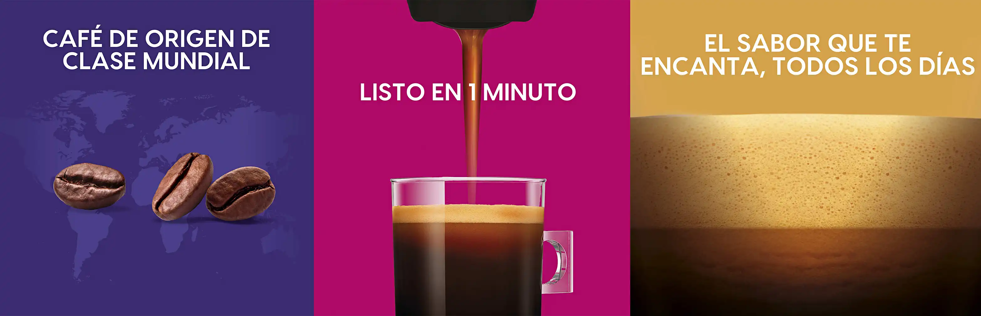 Nuestro sistema multibebida Nescafé Dolce Gusto